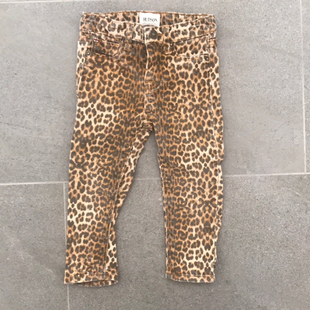 Hudson - Leopard Print Skinny Jeans - 18 Months